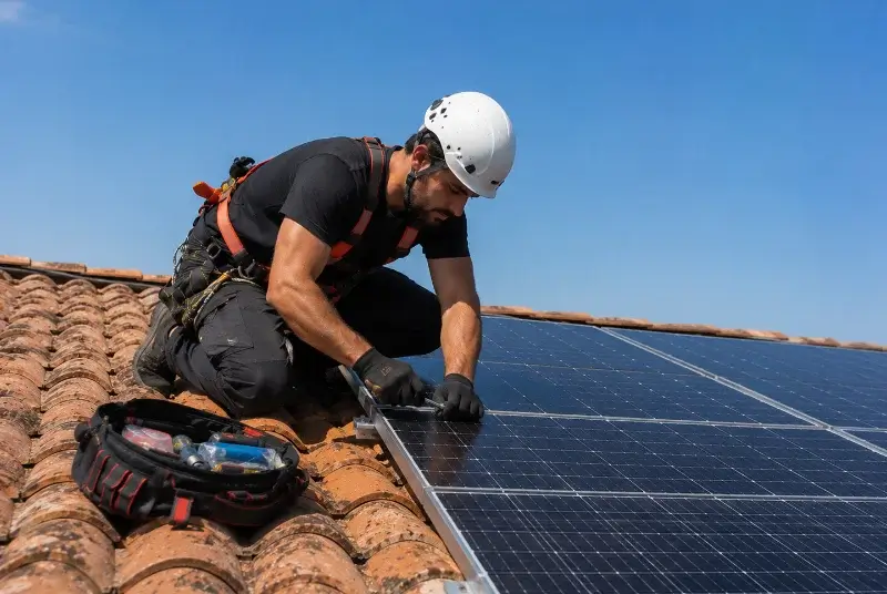Maintenance et monitoring de panneaux solaires à la Coquille